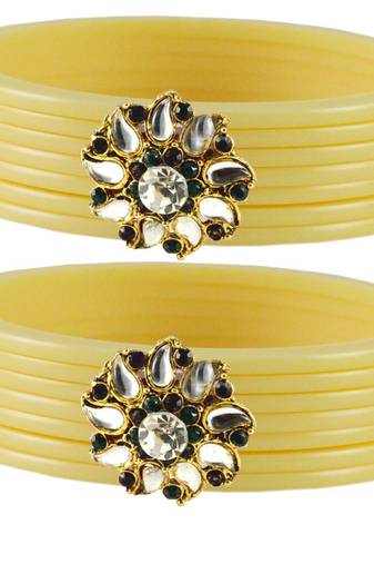 Extra Large Size  Cream  Bangles And Bracelets