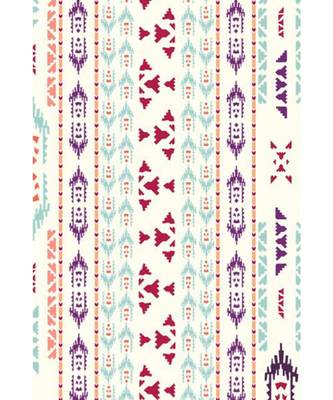 Cream colour printed silkmul pocket square 2