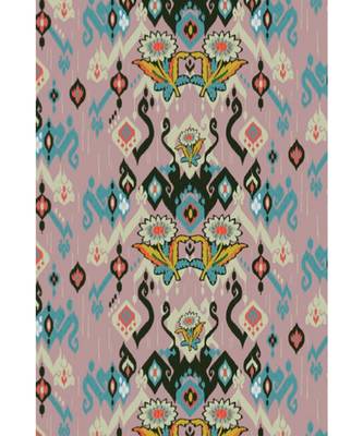 Pink colour printed silkmul pocket square 2