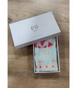 Grey colour printed silkmul pocket square