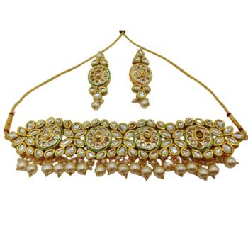 Gold pearl necklaces 1