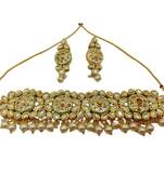 Gold pearl necklaces