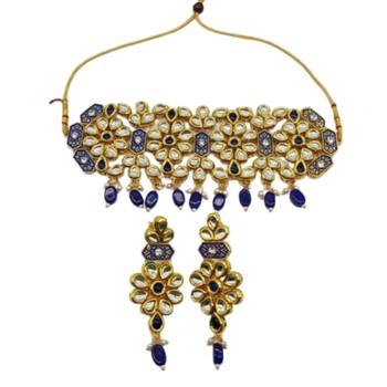 Blue pearl necklaces 1