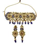 Blue pearl necklaces