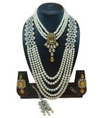 Yellow pearl necklaces