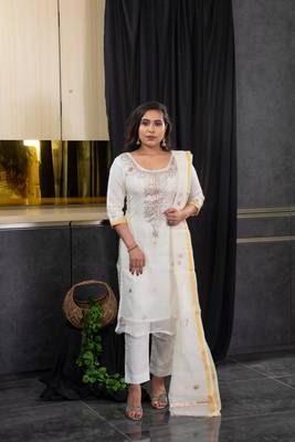 White gotta patti kota doria salwar 1