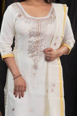 White gotta patti kota doria salwar 2