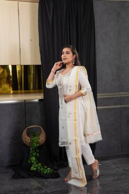 White gotta patti kota doria salwar 4
