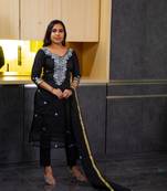 Black stone kota doria salwar