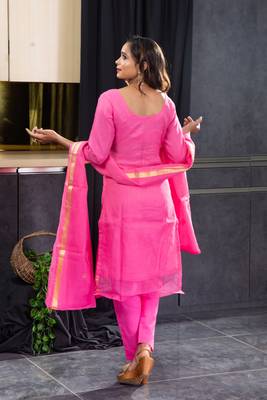 Pink kundan kota doria salwar 3