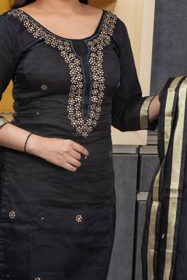 Black kundan kota doria salwar 2