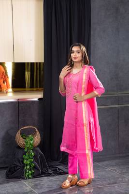 Pink kundan kota doria salwar 4