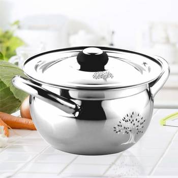 Kitchen krafts 1pc Apple handi 18 cm Laser finish ,induction compatiable, cook and serve 2
