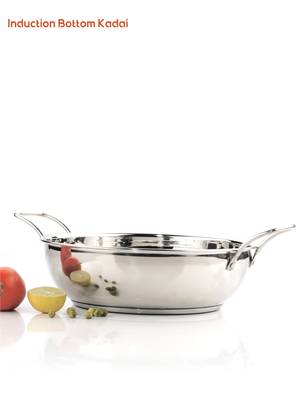 Kitchen Krafts Induction Bottom Kadai 12" 1