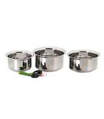 Kitchen Krafts 3pcs Round bottom Tope set (22g) 10x12