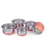 Kitchen Krafts 5pcs Copper Bottom Tope Set 10x14