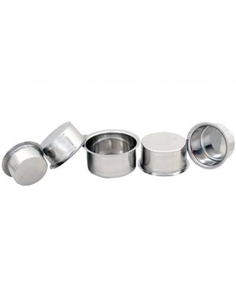 Kitchen Krafts 5pcs Silver touch Flat bottom tope set  (26g-10x14) 1