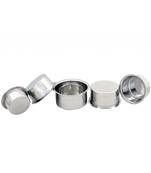 Kitchen Krafts 5pcs Silver touch Flat bottom tope set  (26g-10x14)