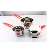 Kitchen Krafts 3pcs Belly  Saucepan with handle (16,18,20cm)