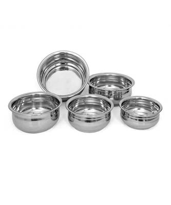 Kitchen Krafts 5pcs Flat Bottom Urli Set 8x12 1