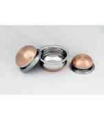 Kitchen Krafts 3pcs Copper Bottom handi (Prappu chetty) Set 8x10