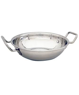 Kitchen Krafts Flat bottom Kadai 11" (Induction Compatiable) 1