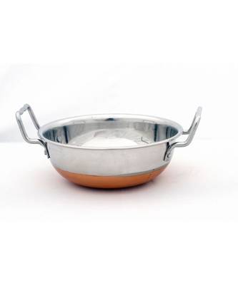 Kitchen Krafts Copper bottom Kadai 13" 1