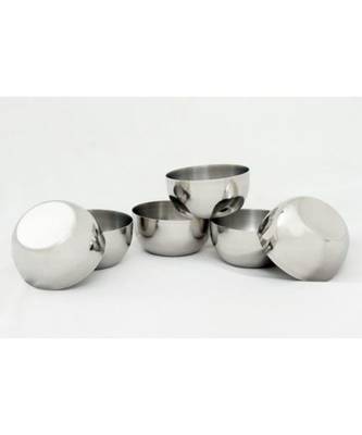 Kitchen Krafts 6pcs Laser Touch  Apple Bowl (Katori)  Set (5.5") 1