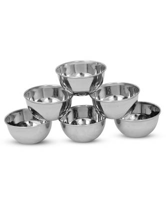 Kitchen Krafts 6pcs Bowl Set (Katori) 6" (Laser Touch) 1