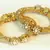 ETHNIC GOLD PLATED BANGLE