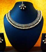 Three Layers of Kundan Pearl & Red Green Stones v151