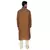 Mustard Woven Zarijacquard Kurta  Pajama