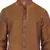 Mustard Woven Zarijacquard Kurta  Pajama
