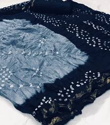 Black woven cotton silk saree with blouse