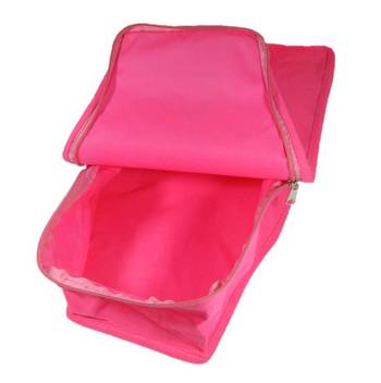 Atorakushon non wovan Fabric Combo Saree Cover Blouse Clothes Storage Bag Wardrobe Organiser Set of 3 (Pink) 4