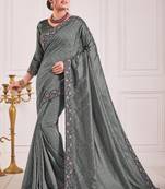 Designer party wear beautiful Heavy  border work saree