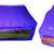 Atorakushon non wovan Fabric Combo Saree Cover Blouse Clothes Storage Bag Wardrobe Organiser Set of 2 (Blue)