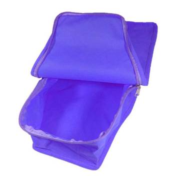Atorakushon non wovan Fabric Combo Saree Cover Blouse Clothes Storage Bag Wardrobe Organiser Set of 6 (Blue) 5