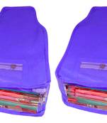 Atorakushon   Non woven Fabric Saree Cover Blouse Cover Garments Storage Bag Wardrobe Organiser Pack of 2 (Blue)