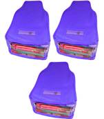 Atorakushon   Non woven Fabric Saree Cover Blouse Cover Garments Storage Bag Wardrobe Organiser Pack of 3 (Blue)