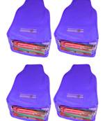 Atorakushon   Non woven Fabric Saree Cover Blouse Cover Garments Storage Bag Wardrobe Organiser Pack of 4(Blue)