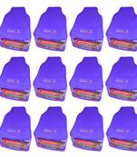 Atorakushon   Non woven Fabric Saree Cover Blouse Cover Garments Storage Bag Wardrobe Organiser Pack of 12 (Blue)
