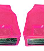 Atorakushon   Non woven Fabric Saree Cover Blouse Cover Garments Storage Bag Wardrobe Organiser Pack of 2 (Pink)