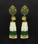 Green danglers-drops