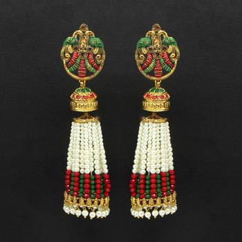 Maroon danglers-drops 1