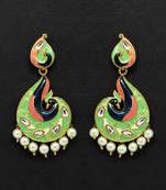 Green danglers-drops