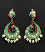 Green danglers-drops