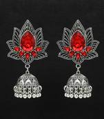 Red jhumkas