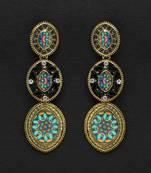 Black danglers-drops