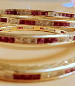 Manak Ruby Bangles Pair